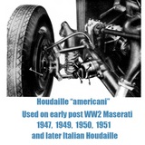 Maserati A6 Lever Shocks (rotary round housing) Houdaille type, yours rebuilt $485