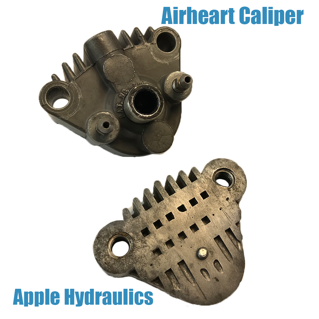 AirHeart motorcycle brake caliper, yours rebuilt $285