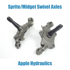 Sprite/Midget Swivel Axles - per pair - yours rebuilt or from stock.