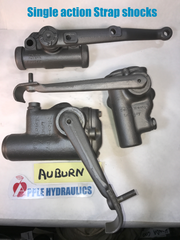 Auburn, Packard, Pierce Arrow lever shocks, various styles, $285 to $485 per shock.