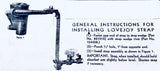 Straps and Webbing for lever shock absorbers
